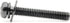 Replacement Screws, 1 Set of Metric Screws (Model RS-198456), Pan Head - Philips Drive - Black Plated (Pack of 4)