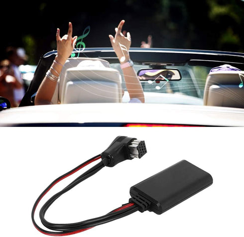 Yctze for Pioneer IP Bus Bluetooth Wireless AUX Adapter Car Audio Stereo Module Stereo Jack Adapter for IP-Bus Headphone Jack Adapter