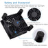92mm 3 5V GDSTIME Small Router Fan Cooler with L/M/H Speed Controller, DC USB Powered Case Cooling Fans for Xbox Modem