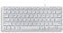 Perixx PERIBOARD-332MW Wired Backlit Scissor Keyboard - Compatible with Mac OS X, Mini Size, White Backlit