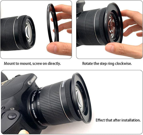 LingoFoto FS2067 95mm to 86mm Metal Step Down Ring Filter Adapter for 95mm Camera Lens & 86mm Filters