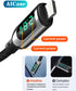 AICase 4FT USB C to Lightning Cable with LED Display, compatible with iPhone 13, 12, 11, AirPods Pro, supports Power