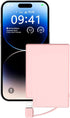 TNTOR Portable Charger with Built-in Lightning Cable, Credit Card Size Power Bank for iPhone 14/13/12/11/X/8 Series
