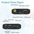 2026 4K@30Hz 3.5mm 3D Dolby Upgrade HDMI Audio Extractor Splitter, Convert HDMI to Optical S/PDIF Coaxial Aux Supports