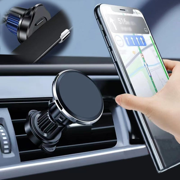 TUKEFEV Magnetic Phone Car Mount, Universal Compatibility, 360 Rotation, Stable and Exquisite Technology,