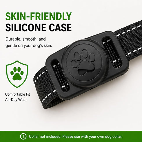 MDTZULIK GPS Collar for Dogs,Pet Tracker (Android Only) Smart tag,Waterproof Compatible with Google Find My,No Monthly