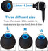 Earbud Tips Soft Silicone Replacement Tips for in-Ear Headphones (Inner Hole 3.8mm - 4.2mm) 9 Pairs S/M/L