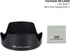 JJC EW-78F Lens Hood for Canon RF 24-240mm F4-6.3 is USM, Reversible Shade Compatible with 72mm Filter
