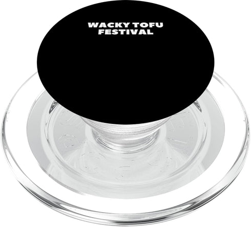 Wacky Tofu Festival Apparel Wacky Tofu Festival Novelty Funny PopSockets MagSafe PopGrip for iPhone