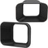 2pcs Lightweight Portable Sunshade Lens Hood, Sturdy Hard Plastic Anti Glare Hood for GoPro Hero 9