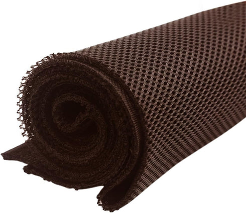 Speaker Grill Cloth Stereo Mesh Fabric for Repair, Brown - 55 x 20 in / 140 x 50 cm