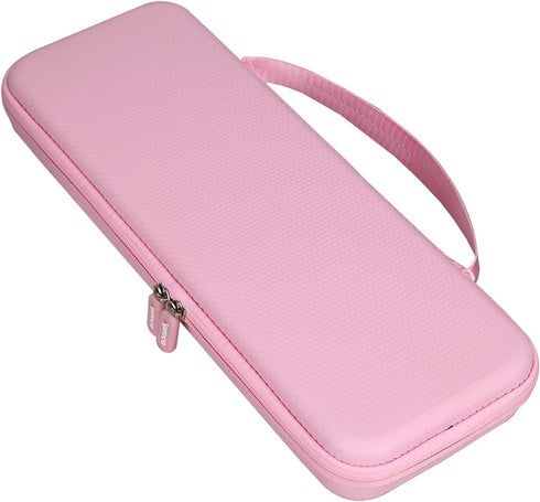 Aproca Pink Hard Travel Storage Case for Logitech K380 Multi-Device Bluetooth Keyboard and Pebble M350 Mouse