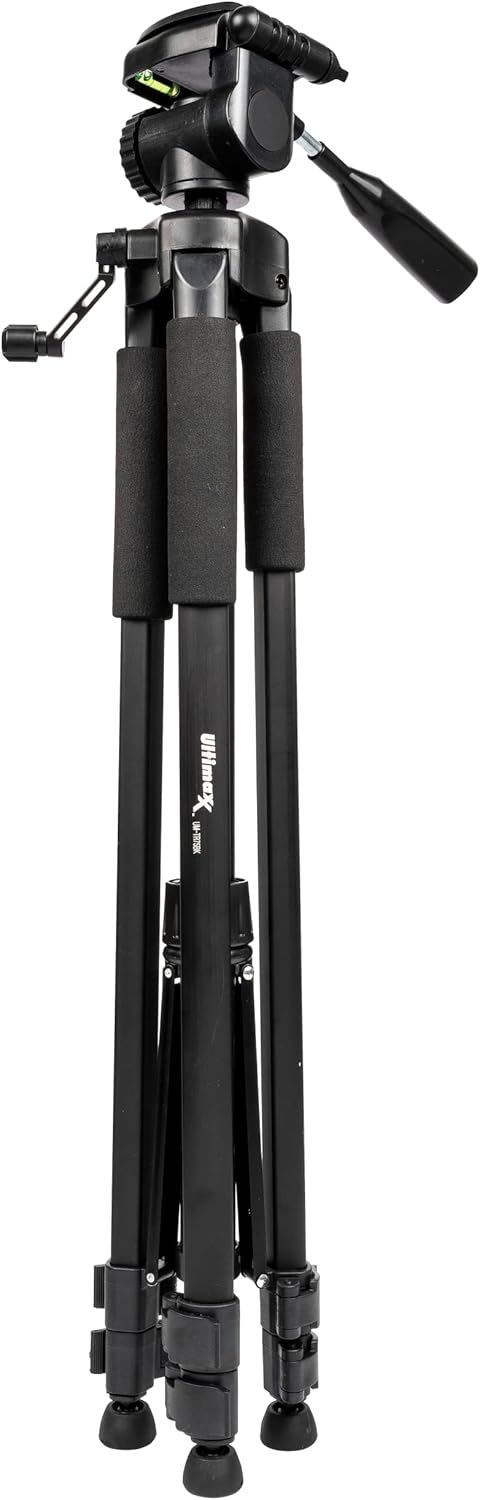 Ultimaxx 60" Lightweight Portable Camera Tripod Stand with Carrying Bag for Sony, Nikon, Canon, Olympus