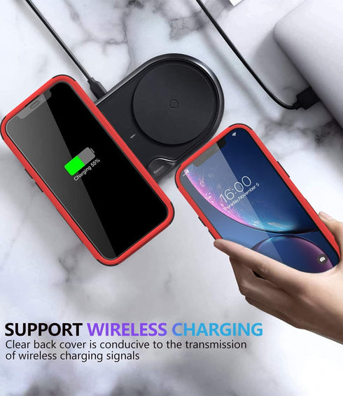 Diverbox Heavy Duty iPhone XR Case - Shockproof, Dropproof, Dust-Proof Protection for Apple iPhone Xr.