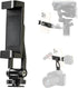 ZOINSHOT 360 2 1/4" All Metal Phone Tripod Mount, Rotation Tripod Phone Mount with Cold Shoes, Adjustable Cell Phone