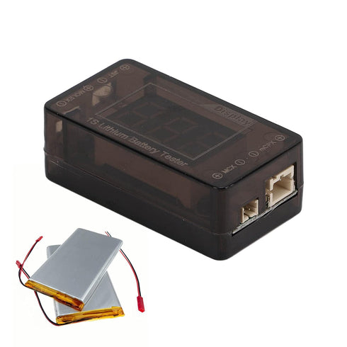 VGEBY Lithium Battery Tester 1S, Plastic Indicator Checker for MOLEX MCPX MCX Plug