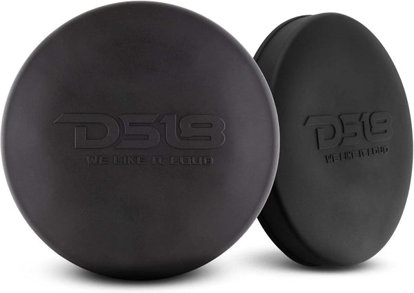 DS18 Hydro CS-8/BK 8" Silicone Marine Speaker Cover - Water, Dust and UV Rays Protection - Special Edition (Pair)