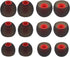 Replacement Ear Tips Earbuds Silicone Buds for Senso, Otium, Hussar Bluetooth Headphones, 6 Pairs, S/M/L