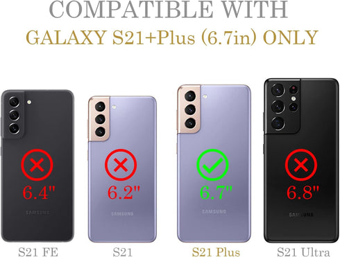 Hard PC Bumper Shockproof Clear Soft Slim Design Case for Samsung Galaxy S21 Plus 6.7inch 2021 - Retro Game