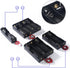 DORHEA 12PCS 18650 18650 3.7V, 1/2/3/4 3.7V 1/2/3/4 18650 Battery Holder Bundle with Wire Battery Holder Case x Series