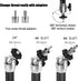 Projector Ceiling Mount - 8.6IN / 22CM Black Mini Projector Wall Mount Compatible with QKK, DR.J, DBPOWER, Anker,