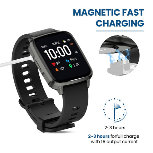 RuenTech Compatible with SKG Smart Watch Charger - 3.3ft Replacement Charging Cable for V7, V7 Pro, V7-2