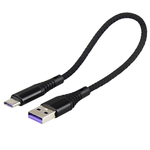 Short Charging Cable for iPhone 15, USB to USB C Charger Cord, 1 ft