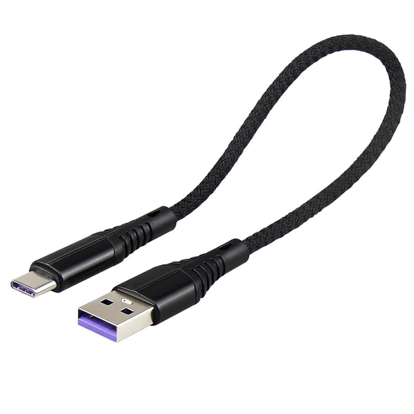 Short Charging Cable for iPhone 15, USB to USB C Charger Cord, 1 ft