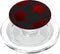Red Soccer Ball on a Black PopSockets PopGrip for MagSafe