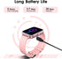 Smart Watch for Women, 1.85" Waterproof Fitness Tracker with 24-Hour Blood Pressure, Heart Rate, SpO2 Monitor, iPhone