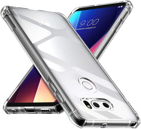 TPU Case for LG V30/V30S/V30 Plus/V30S ThinQ/V35/V35 ThinQ, Clear, Ultra Slim, Flexible Protective Cover