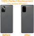 2pcs Rear Camera Glass Lens Replacement with Adhesive, Repair Toolkit & Back Camera Cover for Samsung S20 Plus