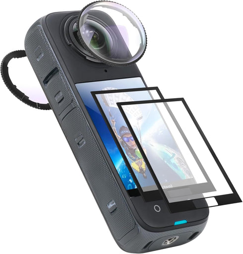Semaiki Premium Lens Guards for Insta360 X4,2 Tempered Glass Lens Cover +
