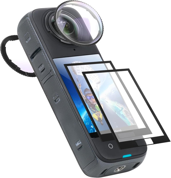 Semaiki Premium Lens Guards for Insta360 X4,2 Tempered Glass Lens Cover +