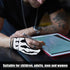 2 Pieces Skeleton Artist Glove for Drawing Tablet, 2 Finger Digital Tablet Glove for Pad Painting Writing, Right Hand