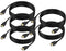 Vorothin HDMI Cable 10 FT/3M 5-Pack, 4K HDMI 2.0 Cable 10 FT, Shielded
