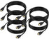 Vorothin HDMI Cable 10 FT/3M 5-Pack, 4K HDMI 2.0 Cable 10 FT, Shielded
