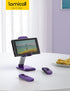 Lamicall Purple Phone Stand for Desk - Dark Purple Holder Compatible with iPhone 13 Pro Max Mini, 12 11 XR X 8 7 6 Plus