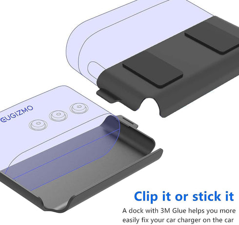 Cigarette Lighter Plug Splitter, 3 Socket 200W Car Cigarette Lighter Adapter USB Charger Extension Cord Multi Port
