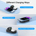 Wireless Charger 3 in 1, RELAXYO Travel Fast Wireless Charging Station for Apple, Compatible with iPhone 15/14/13/12/11