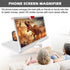 Kakalote 12'' 3D Phone Screen Magnifier Amplifier, Foldable Phone Stand HD Mobilephone Magnifier Projector Screen