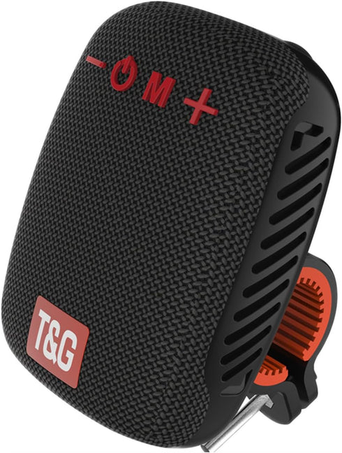 Bluetooth Speaker for Bike, Waterproof Portable Mini Outdoor Speaker for Cycling, Riding, Hiking (Black)