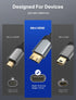 JSAUX Mini HDMI to HDMI Adapter 2-Pack, 4K 60Hz HDR Cable for DSLR, Camcorder, Raspberry Pi, Laptop, HDTV