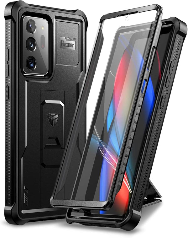 Dexnor Heavy Duty Case for Samsung Galaxy Note 20 Ultra 5G, Shockproof Protective Cover with Built-in Screen Protector