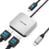 WAVLINK USB C to Dual HDMI Adapter, Dual Monitor Splitter, Dual 4K@60Hz HDMI,
