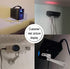 2-Be-Best Adjustable Projector Wall Mount for Mini Projectors, Load 11 lbs, Length 7.9" with 1/4" Mounting Screw, White