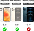 Leather Wallet Case for iPhone 12 - Wallet Case with Credit Card Holder, 6.1 Inch (Blue)