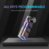 Macro Pad Programmable Keypad, Customized 3-Key Mini Mechanical Gaming Keyboard, One Handed RGB LED Backlit with Knob