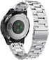 Abanen Stainless Steel Watch Bands for Garmin epix Pro 42mm / Fenix 8 43mm / Fenix 7S, 20mm Adjustable Strap