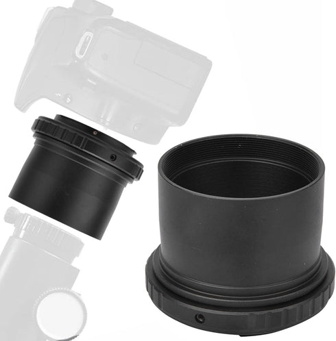 T2-AI 2-inch Astronomical Telescope Adapter Ring, Mental Telescope Lens Adapter Ring for 2inch T Mount Telescope to for Nikon AI Mount Cameras